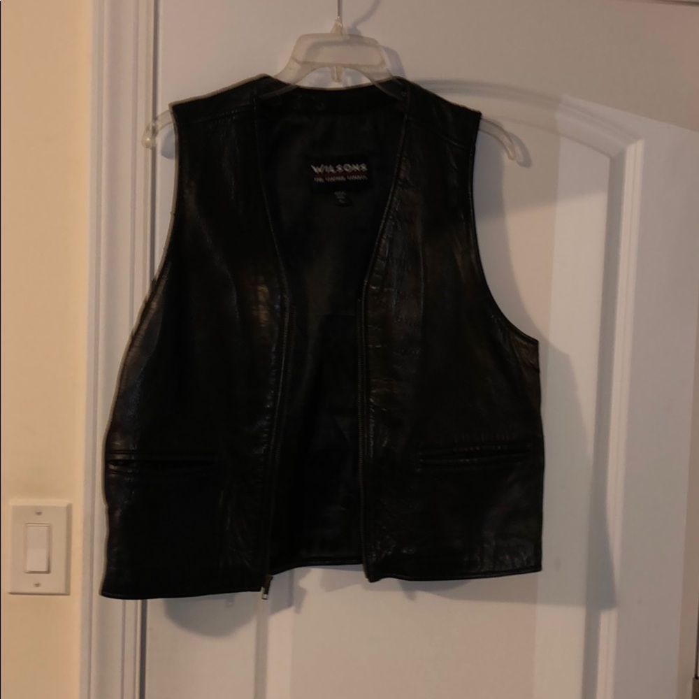 Wilson leather vest